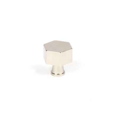 From The Anvil Polished Nickel Kahlo Cabinet Knob25mm from B&Q