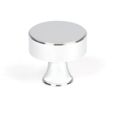 From The Anvil Polished Chrome Scully Cabinet Knob - 38Mm