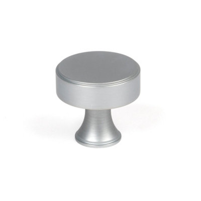 From The Anvil Satin Chrome Scully Cabinet Knob32mm from B&Q