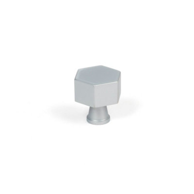 From The Anvil Satin Chrome Kahlo Cabinet Knob25mm from B&Q