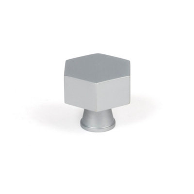 From The Anvil Satin Chrome Kahlo Cabinet Knob38mm from B&Q