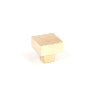 From The Anvil Aged Brass Albers Cabinet Knob25mm from B&Q
