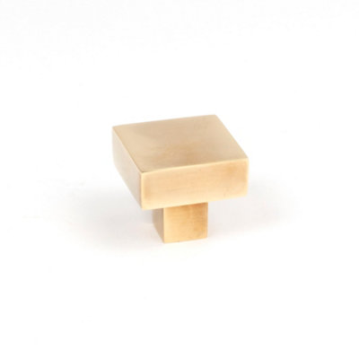 From The Anvil Aged Brass Albers Cabinet Knob30mm from B&Q