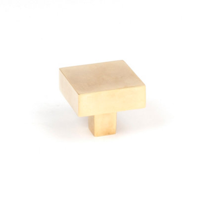 From The Anvil Aged Brass Albers Cabinet Knob35mm from B&Q