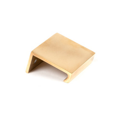 From The Anvil Aged Brass 50mm Plain Edge Pull from B&Q
