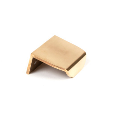 From The Anvil Aged Brass 50mm Moore Edge Pull from B&Q