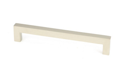 From The Anvil Polished Nickel Albers Pull HandleMedium from B&Q