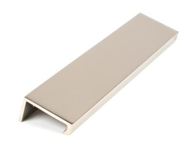 From The Anvil Polished Nickel 200mm Plain Edge Pull from B&Q