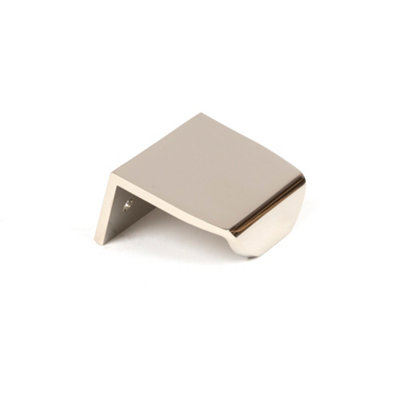 From The Anvil Polished Nickel 50mm Moore Edge Pull from B&Q