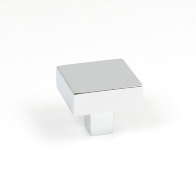 From The Anvil Polished Chrome Albers Cabinet Knob35mm from B&Q