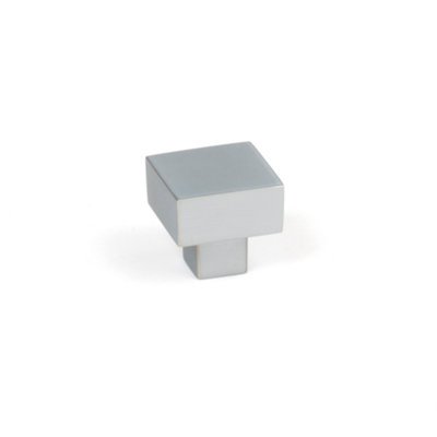 From The Anvil Satin Chrome Albers Cabinet Knob25mm from B&Q