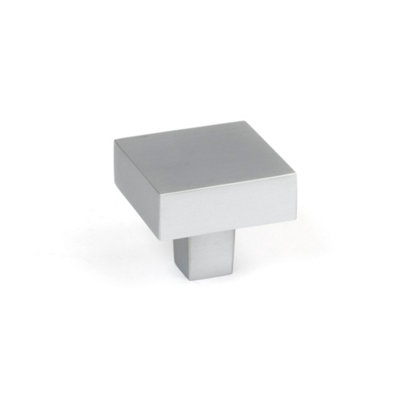 From The Anvil Satin Chrome Albers Cabinet Knob35mm from B&Q