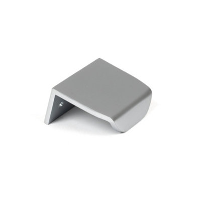 From The Anvil Satin Chrome 50mm Moore Edge Pull from B&Q