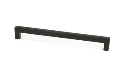 From The Anvil Matt Black Albers Pull HandleLarge from B&Q