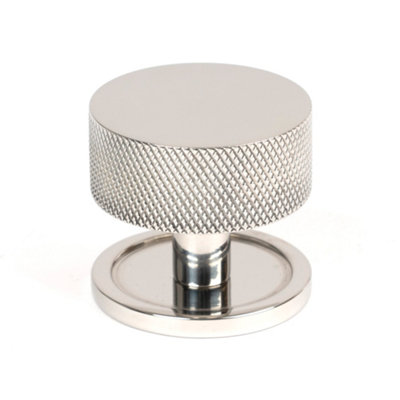 From The Anvil Polished Ss (304) Brompton Cabinet Knob38mm (Plain) from B&Q
