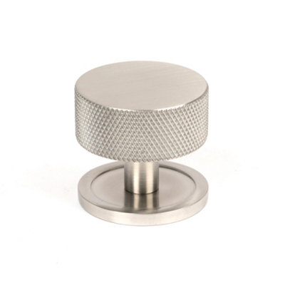 From The Anvil Satin Ss (304) Brompton Cabinet Knob38mm (Plain) from B&Q