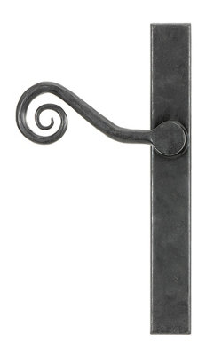 From the Anvil External Beeswax Monkeytail Slimline Lever Espag. Latch Set -Lh from B&Q