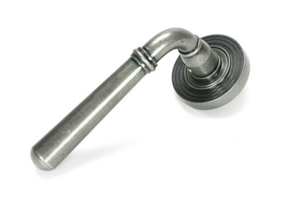 From the Anvil Pewter Newbury Lever On Rose Set (Beehive) from B&Q