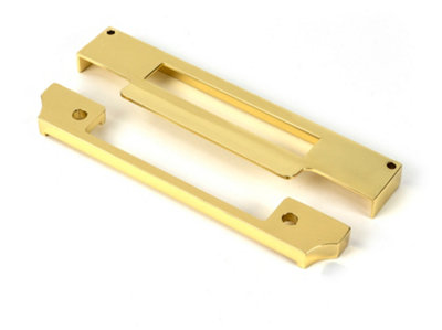 From The Anvil Polished Brass  1/2" Rebate Kit For Euro Sash Lock from B&Q