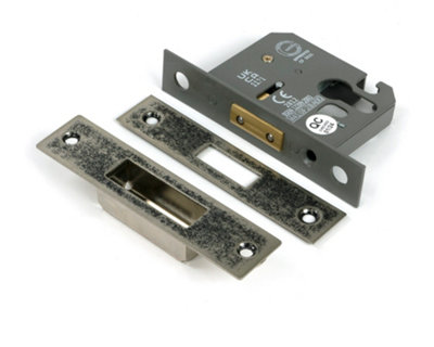 From The Anvil Pewter 2 1/2" Euro Profile Dead Lock from B&Q