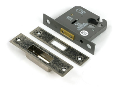 From The Anvil Pewter 3" Euro Profile Dead Lock from B&Q