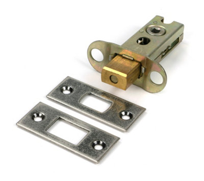 From The Anvil Pewter 2 1/2" Heavy Duty Tubular Deadbolt from B&Q