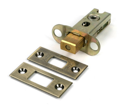 From The Anvil Aged Brass 2 1/2" Heavy Duty Tubular Deadbolt from B&Q