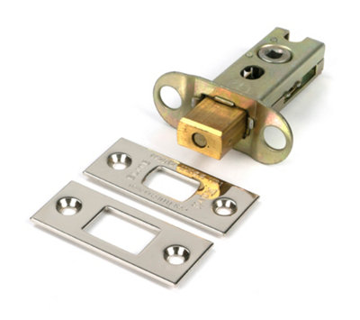 From The Anvil Polished Nickel 2 1/2" Heavy Duty Tubular Deadbolt from B&Q