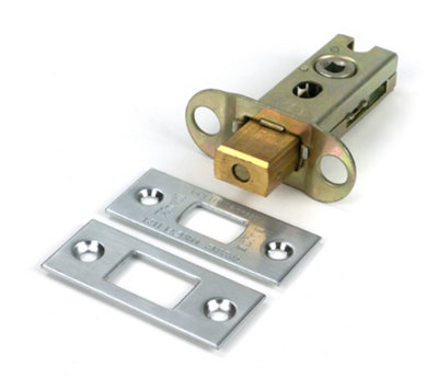 From The Anvil Satin Chrome 2 1/2" Heavy Duty Tubular Deadbolt from B&Q