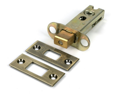 From The Anvil Aged Brass 3" Heavy Duty Tubular Deadbolt from B&Q