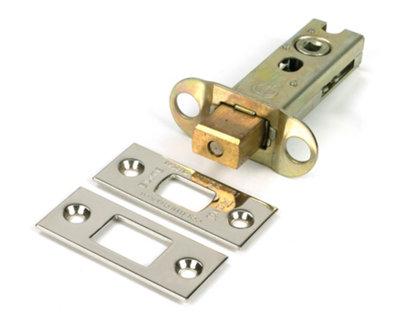 From The Anvil Polished Nickel 3" Heavy Duty Tubular Deadbolt from B&Q