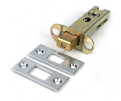 From The Anvil Satin Chrome 3" Heavy Duty Tubular Deadbolt from B&Q