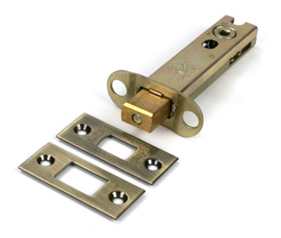 From The Anvil Aged Brass 4" Heavy Duty Tubular Deadbolt from B&Q