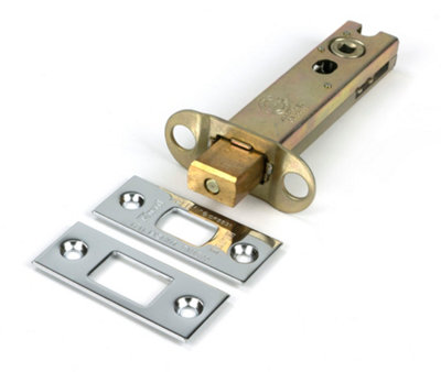 From The Anvil Polished Chrome 4" Heavy Duty Tubular Deadbolt from B&Q