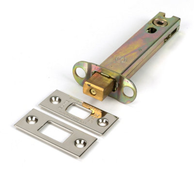 From The Anvil Polished Nickel 5" Heavy Duty Tubular Deadbolt from B&Q
