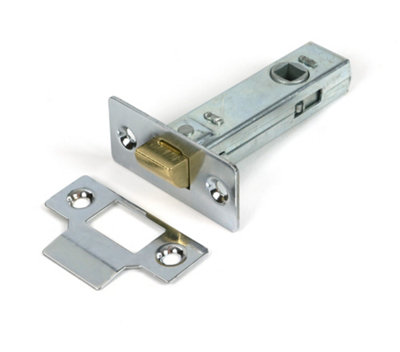 From The Anvil Polished Chrome 3" Tubular Mortice Latch from B&Q