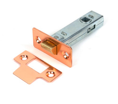 From The Anvil Polished Bronze 3" Tubular Mortice Latch from B&Q