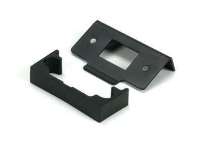 From The Anvil Aged Bronze  1/2" Rebate Kit For Tubular Mortice Latch from B&Q