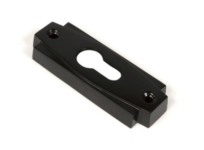 From the Anvil Aged Bronze Art Deco Euro Escutcheon from B&Q
