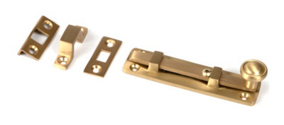 B&Q -  Satin Brass 4" Universal Bolt Set