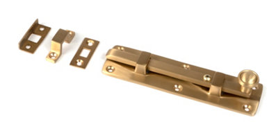 From The Anvil Satin Brass 6" Universal Bolt Set