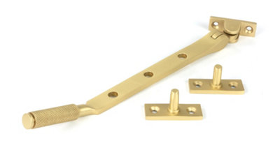 From the Anvil Satin Brass 8" Brompton Window Stay from B&Q