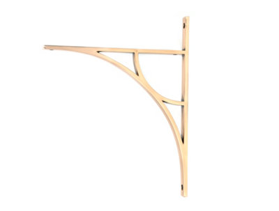 From the Anvil Polished Bronze Tyne Shelf Bracket (314mm X 250mm) from B&Q