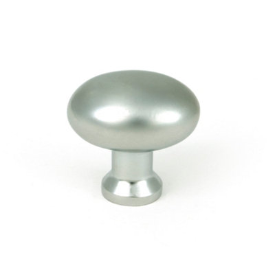 From The Anvil Satin Chrome Moore Cabinet Knob32mm from B&Q