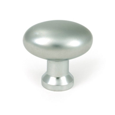 From The Anvil Satin Chrome Moore Cabinet Knob38mm from B&Q