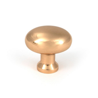 From The Anvil Polished Bronze Moore Cabinet Knob32mm from B&Q