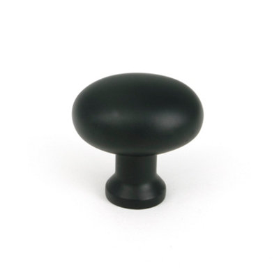 From The Anvil Matt Black Moore Cabinet Knob32mm from B&Q