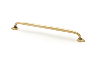 From The Anvil Aged Brass Moore Pull HandleLarge from B&Q