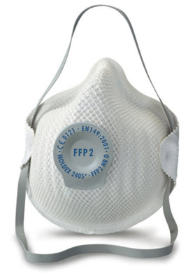 Moldex 2405 Classic Ffp2 Dust Mask With Valve (Each) from B&Q