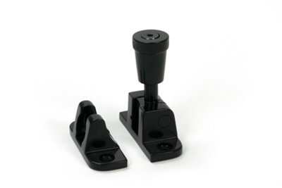 From The Anvil Black Brompton Brighton Fastener (Radiused) from B&Q